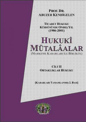 Hukuki Mütalaalar Cilt II