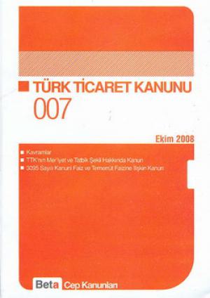 Türk Ticaret Kanunu / Cep-007